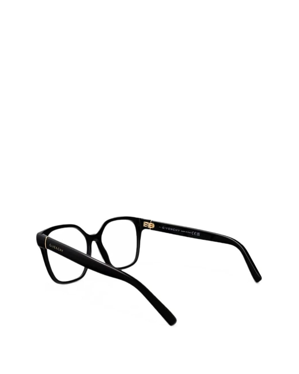 Givenchy Black Lunettes De Vue À Monture Géométrique Bold