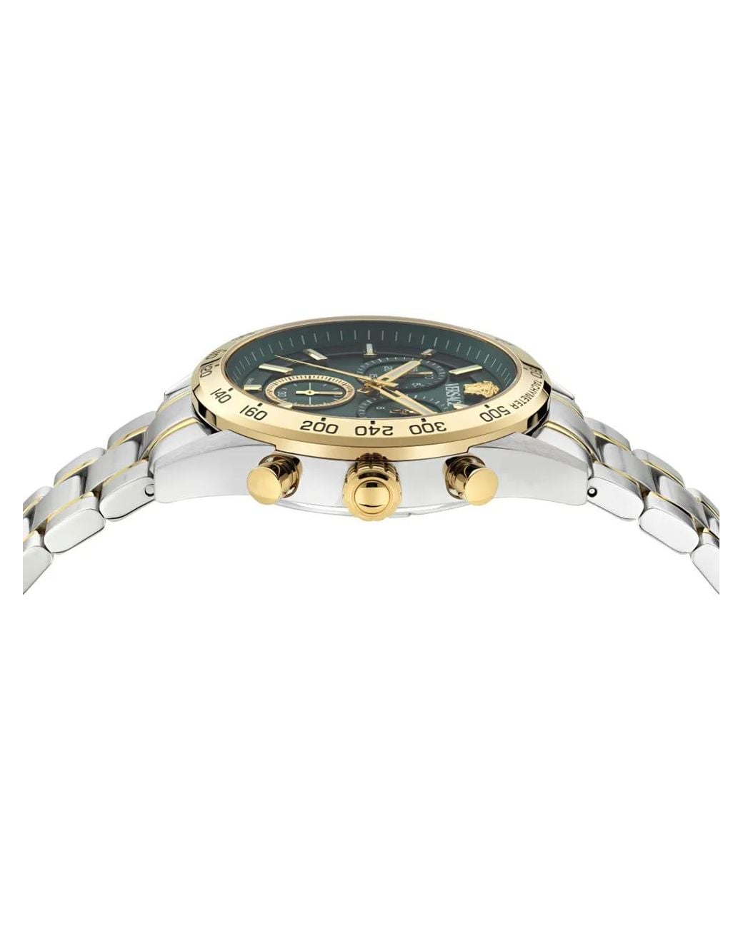 Versace Green V-Code Chronograph 41Mm for men