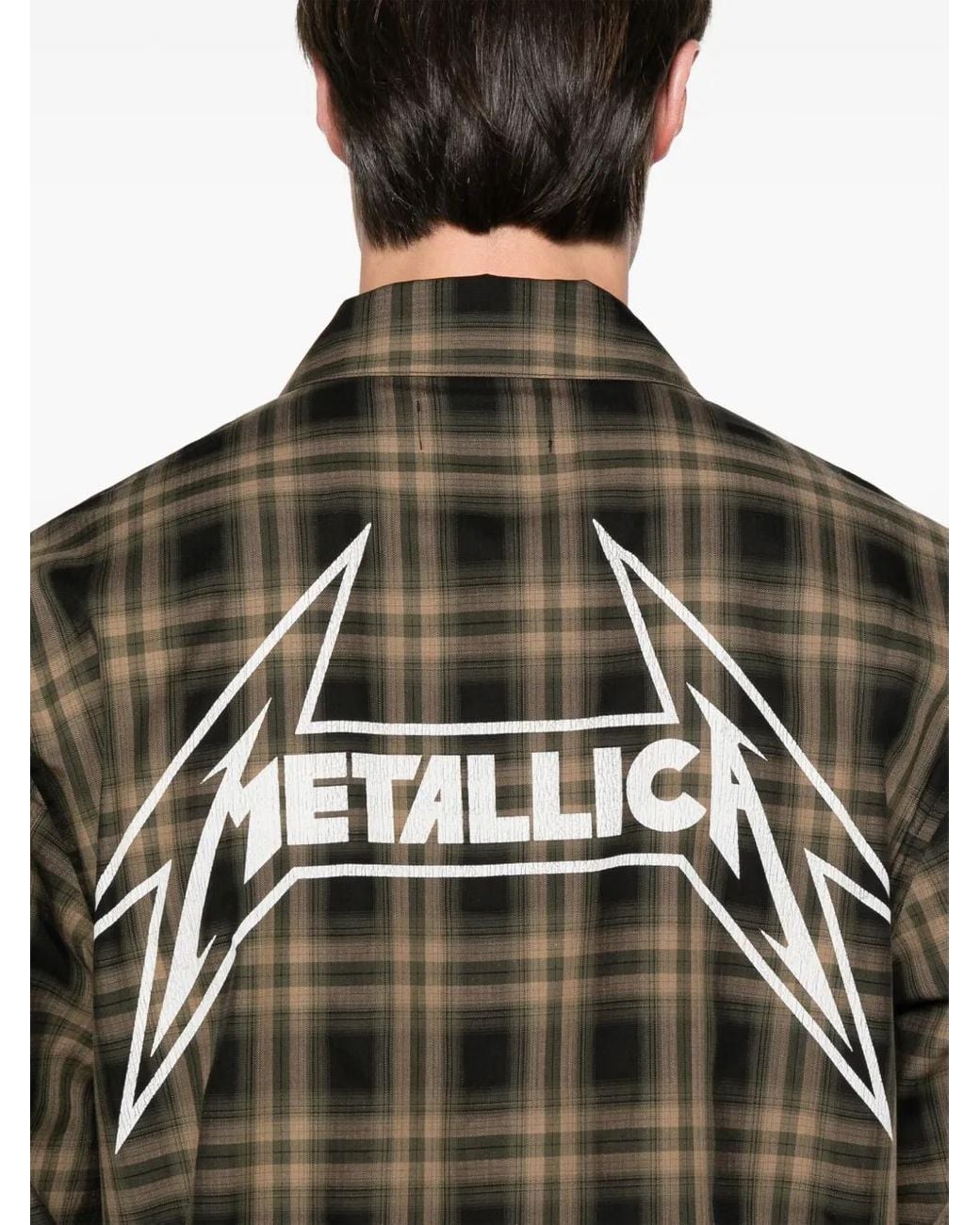 Camicia Metallica di Represent in Green da Uomo