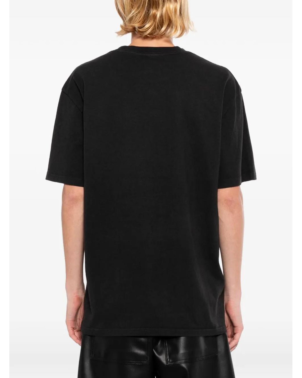 Melt Black T-Shirt À Imprimé Léopard for men