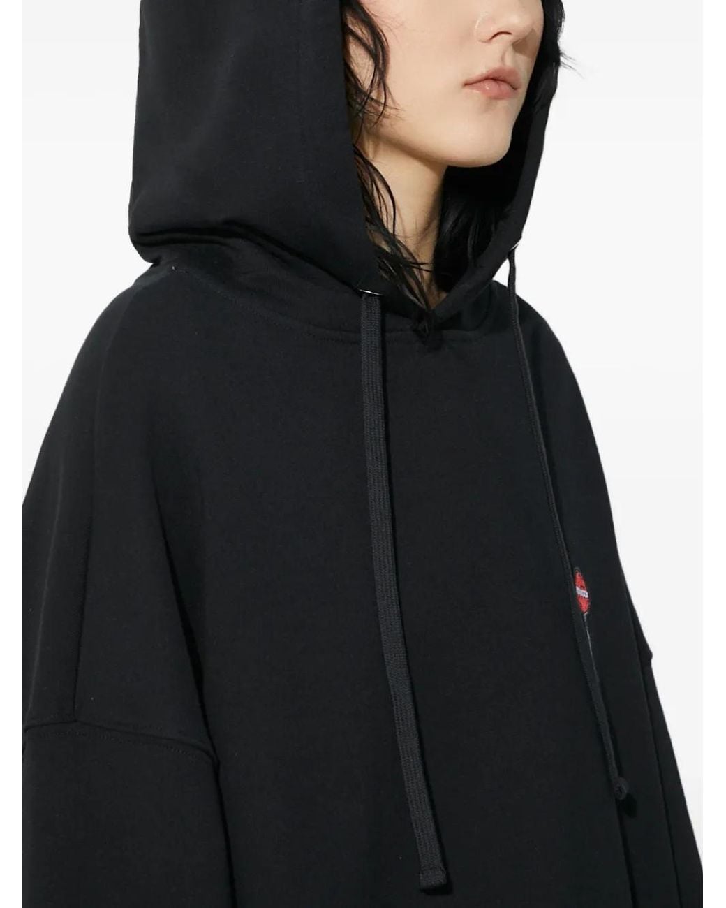 Fiorucci Black Lollipop-Embroidered Hoodie