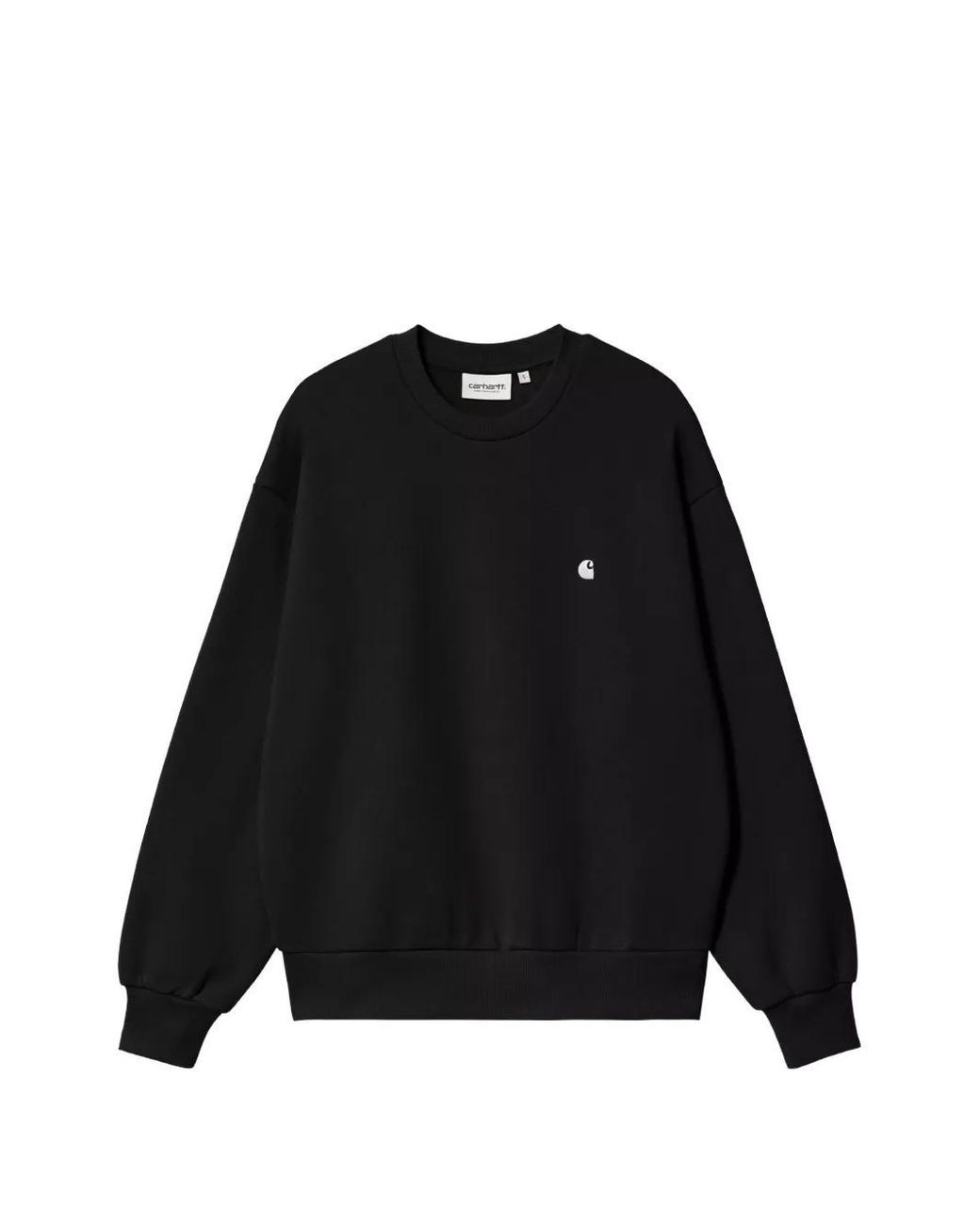 Carhartt Black Casey Logo-Embroidered Sweatshirt