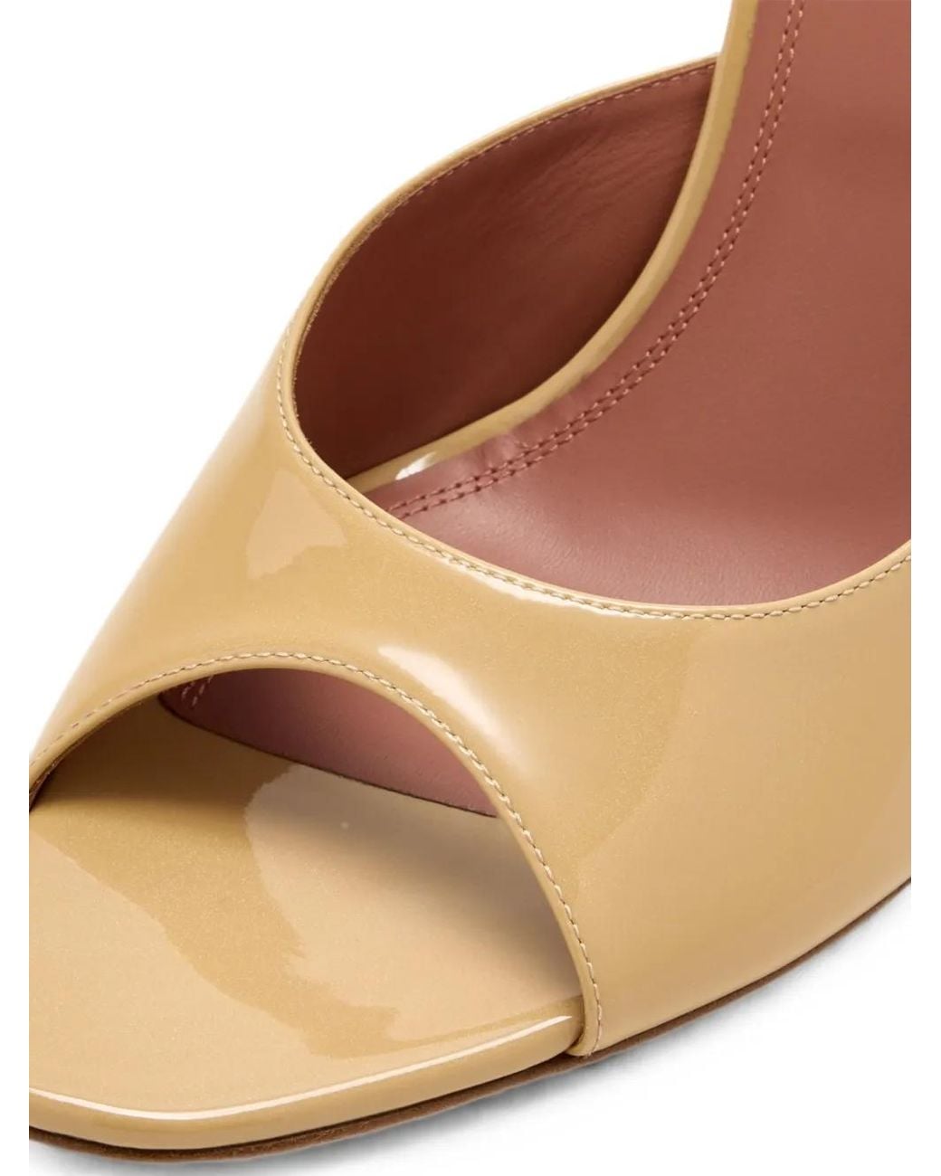 AMINA MUADDI Metallic Alexa 95 Slippers