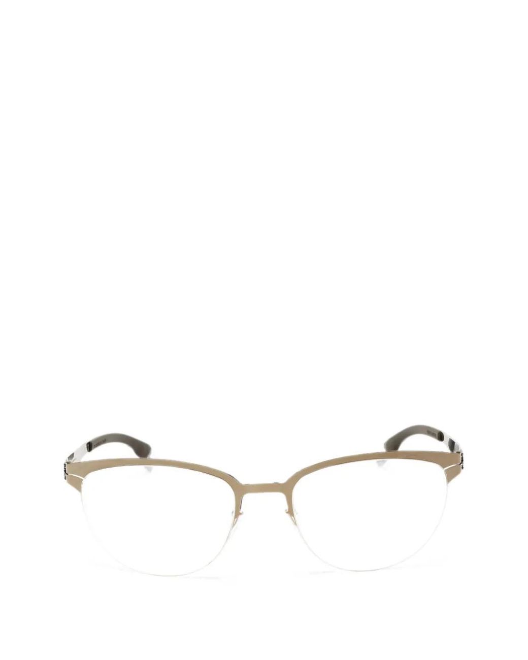 Ic! Berlin Natural Ingenue Oval-Frame Glasses