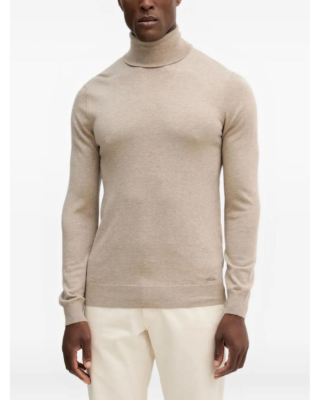 Guess Natural Roll-Neck Sweater for men