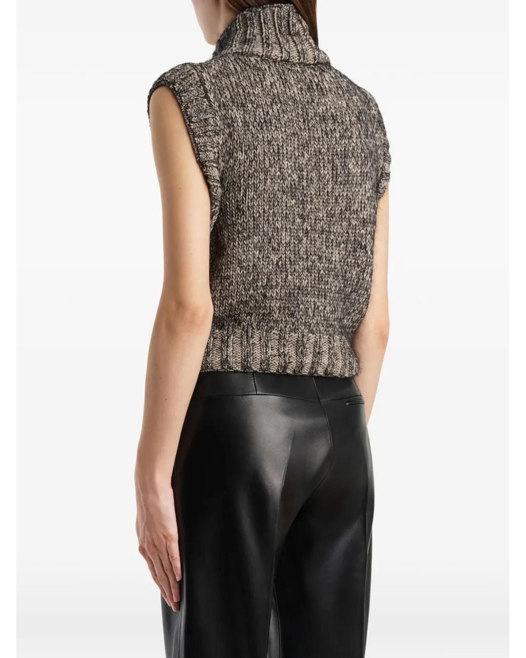 Khaite Gray Fawn Top