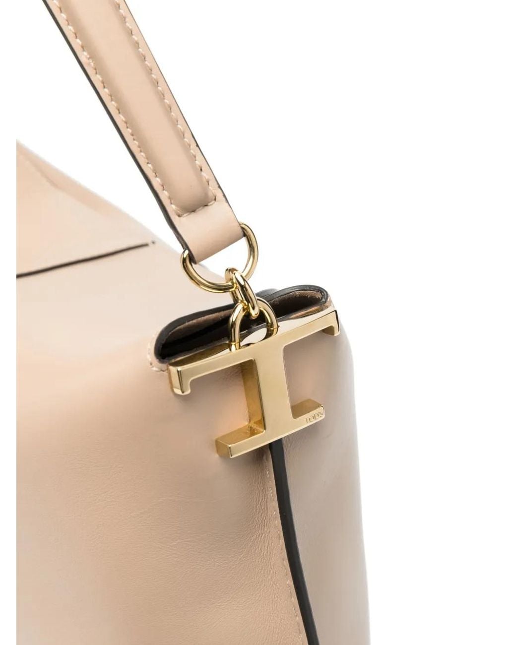 Tod's Natural T-case Leather Shoulder Bag