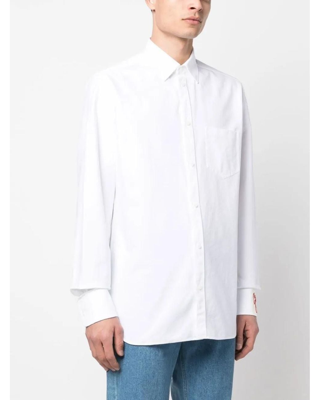 Golden Goose Deluxe Brand White Alvise Regular Shirt for men