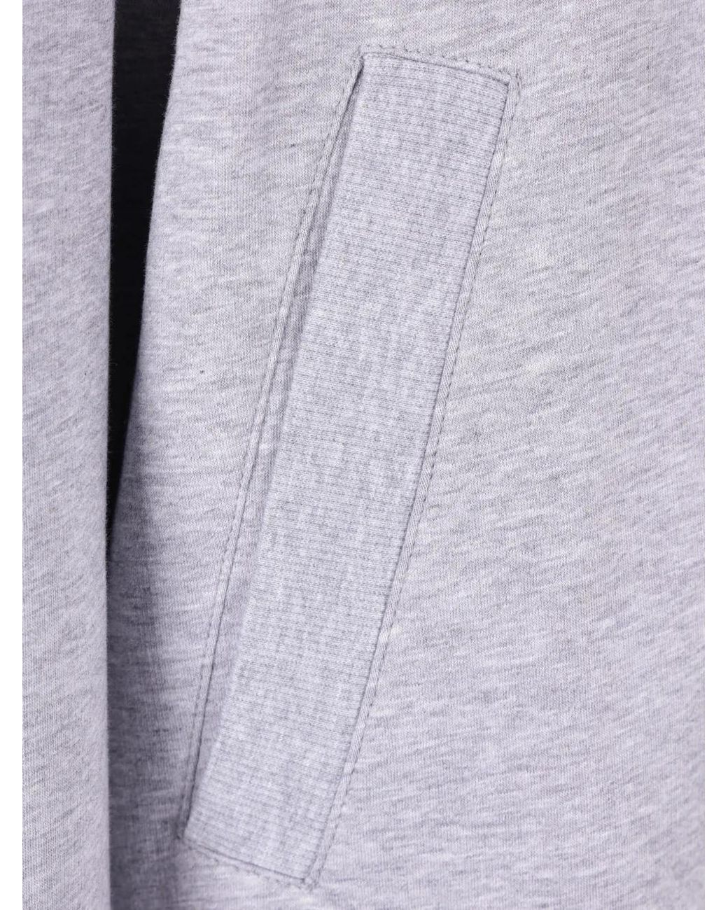 Brunello Cucinelli Purple Techno Cotton French Terry Sweatshirt With Zipper for men