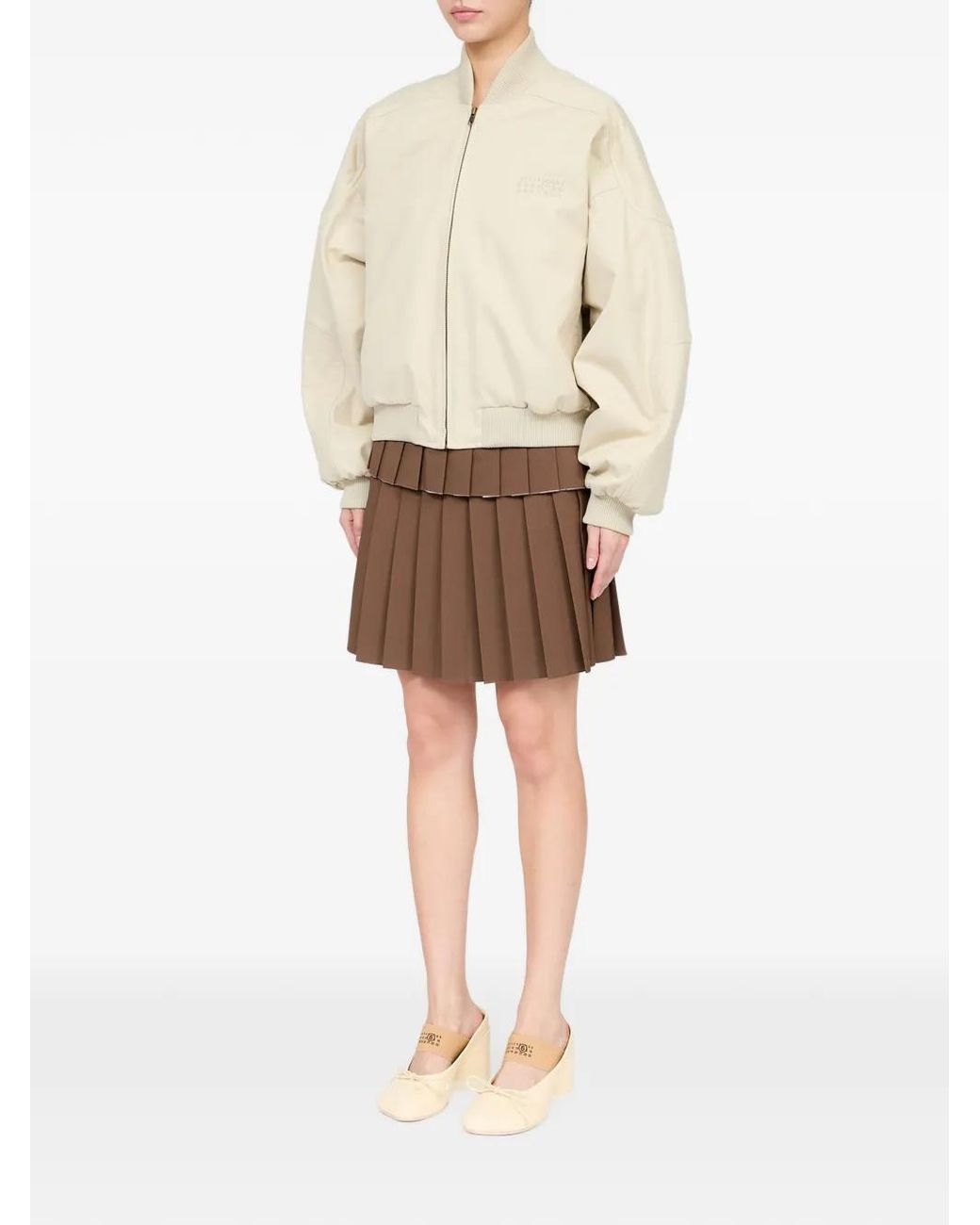 MM6 by Maison Margiela Natural Cotton Twill Jacket