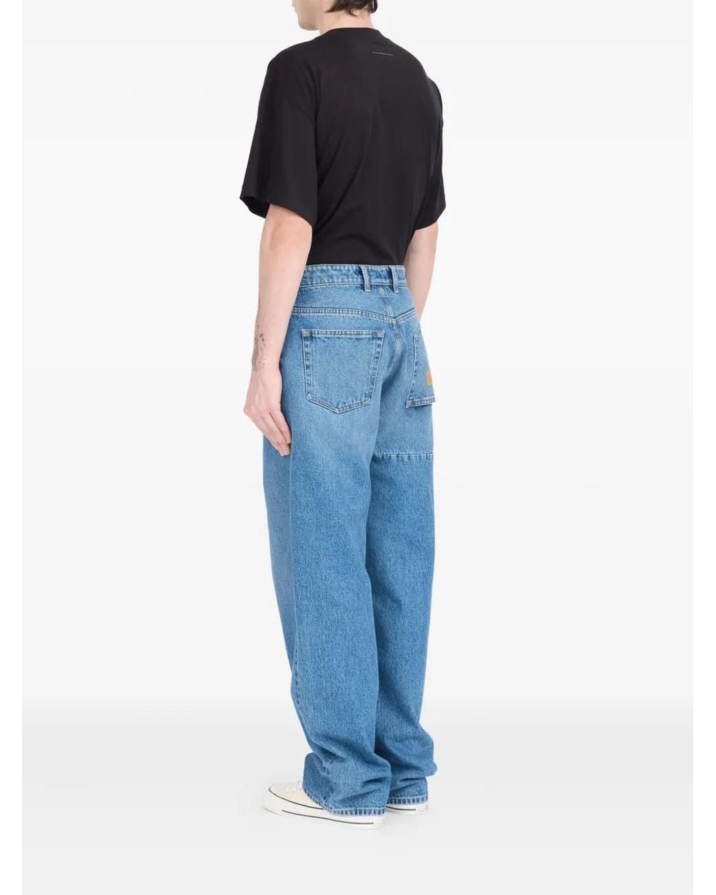 MM6 by Maison Margiela Blue Cotton Denim Jeans for men