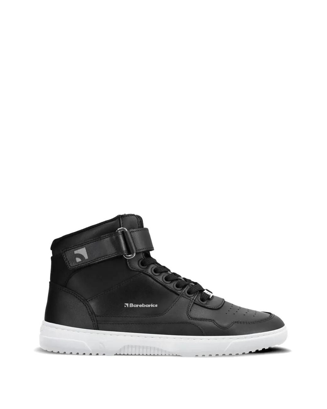 Barebarics Black Touch-Strap Lace-Up Sneakers