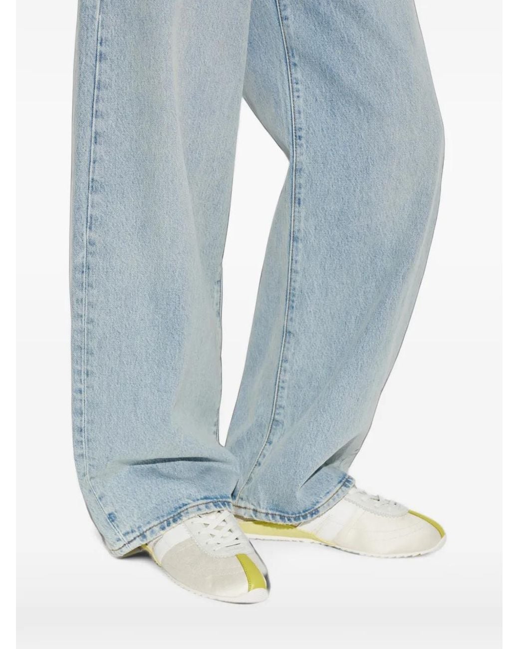 Marc Jacobs White The Brushed Satin 400 Bleecker Runner Sneakers