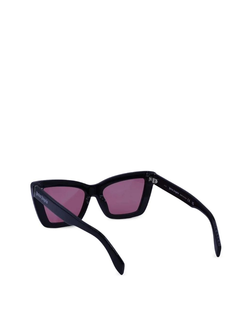 Palm Angels Purple Roseville Cat-Eye Sunglasses