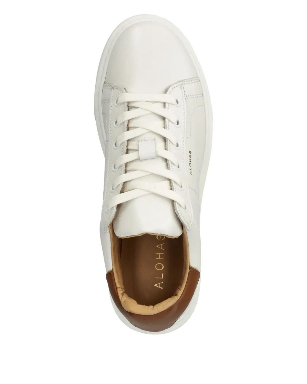 Alohas White Leather Sneakers