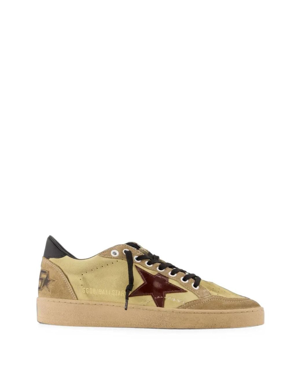 Golden Goose Deluxe Brand Natural Ball Star Low-Top Sneakers