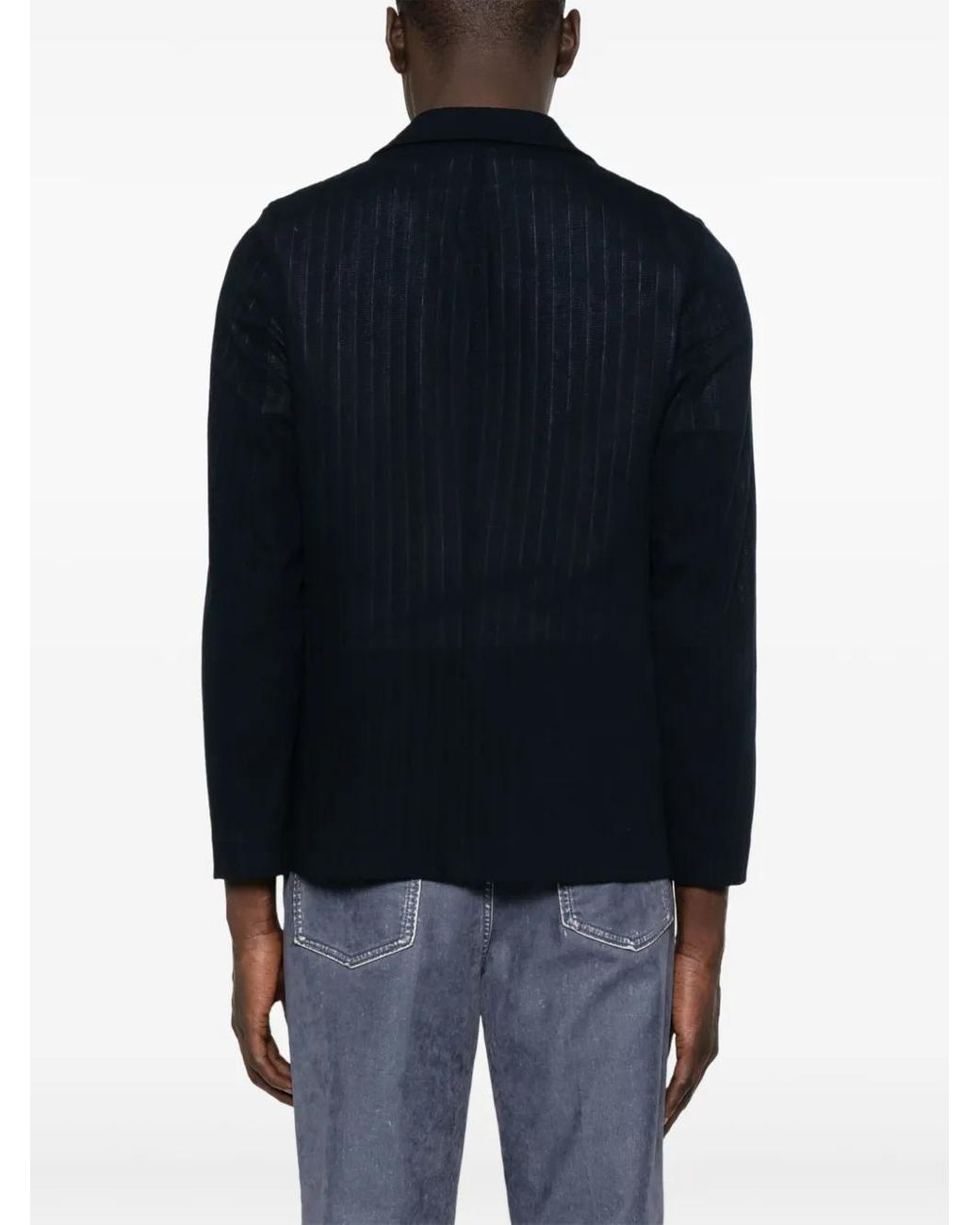 Circolo 1901 Blue Knitted Blazer for men
