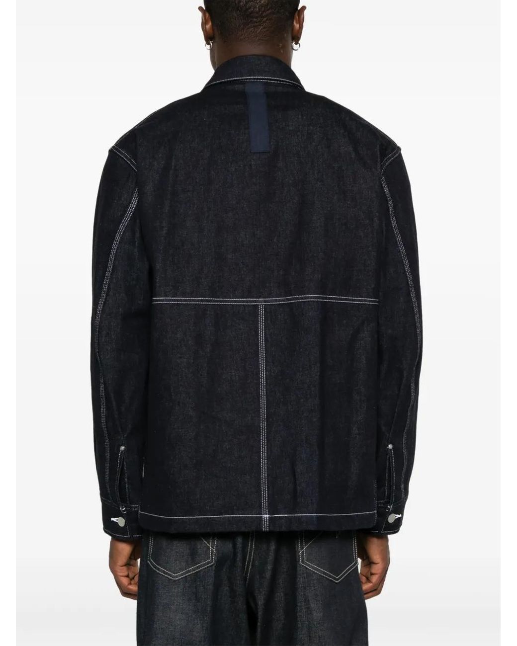 Junya Watanabe Blue Collaborative Denim Jacket for men