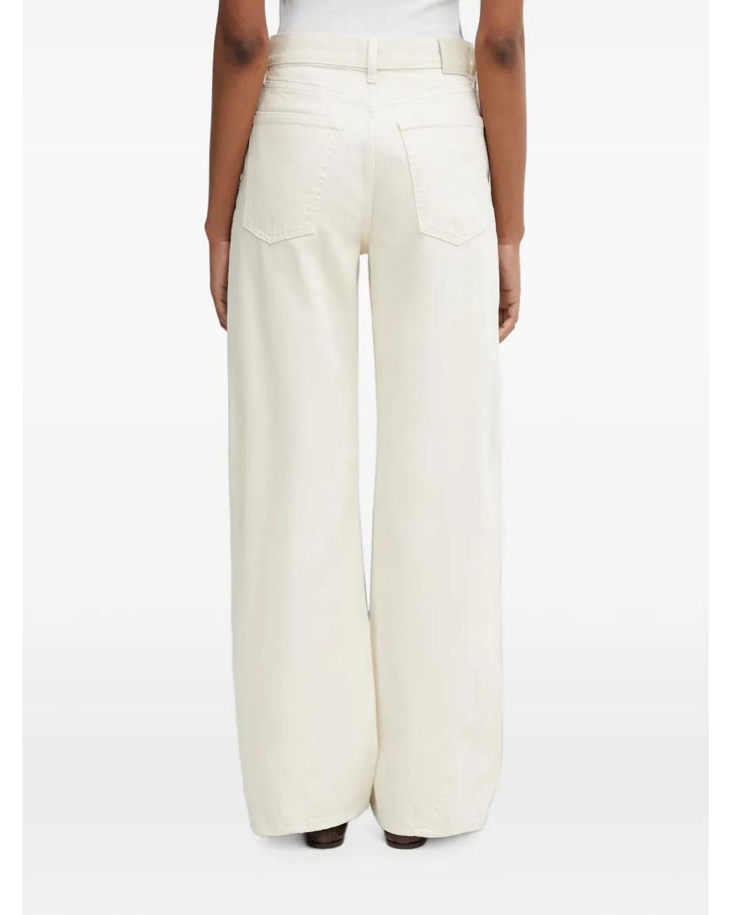 Anine Bing White Brie Jean