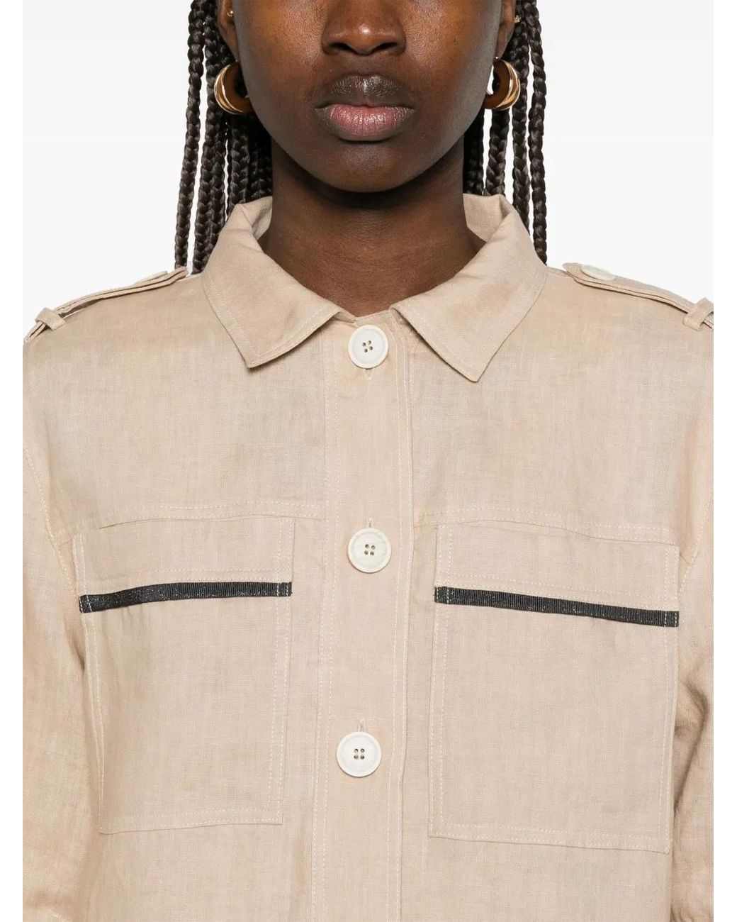 Camicia di Eleventy in Natural