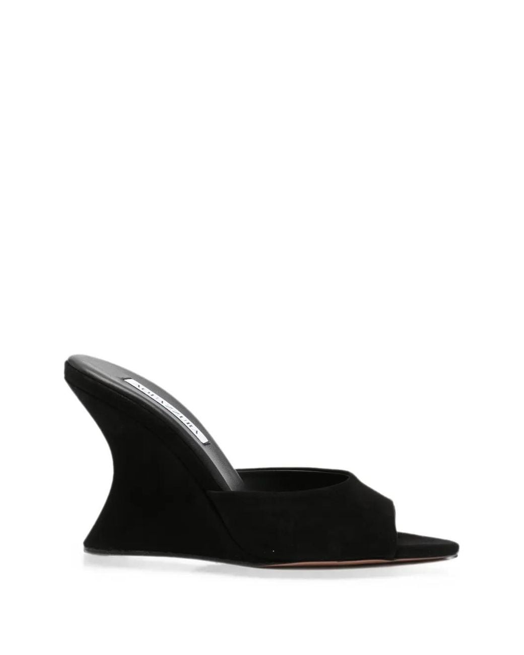 Aquazzura Black Bisous Sandals