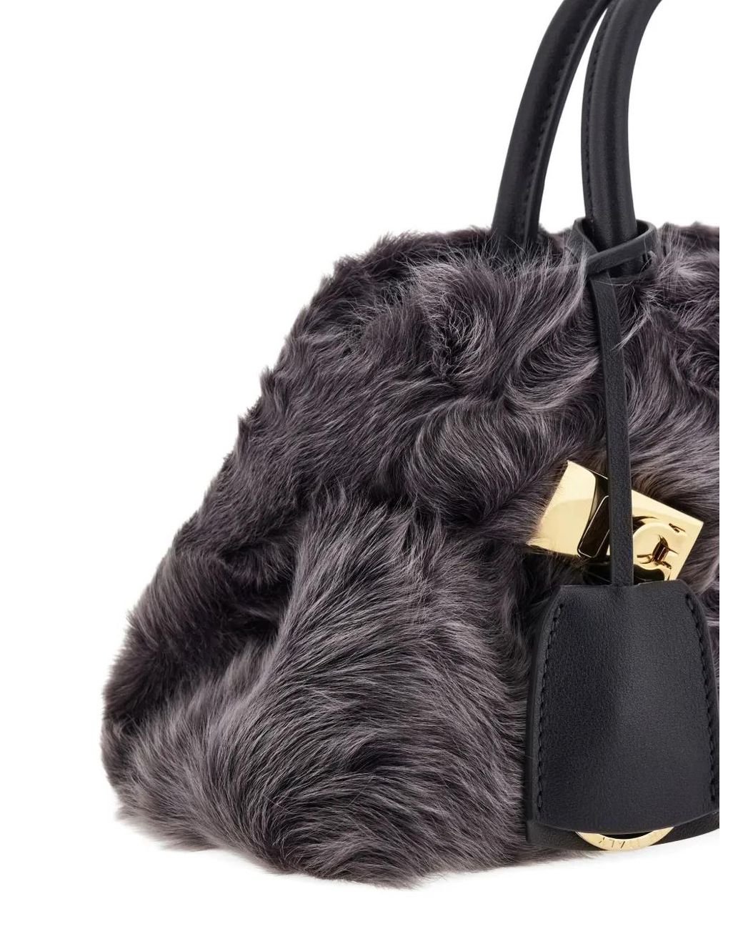 Ferragamo Blue Hug Handbag Xs