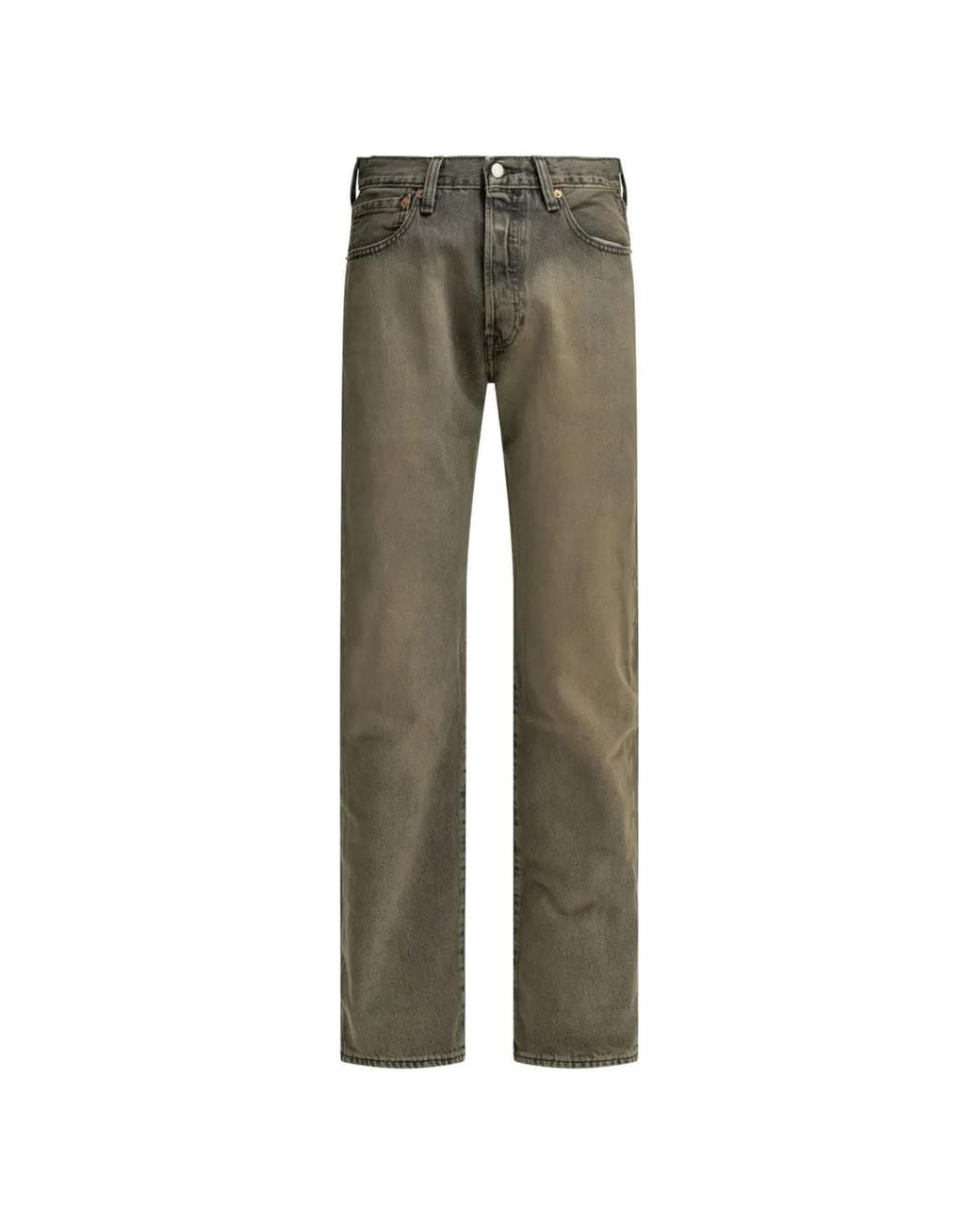 Levi's Green 501 Original Straight-Leg Jeans for men