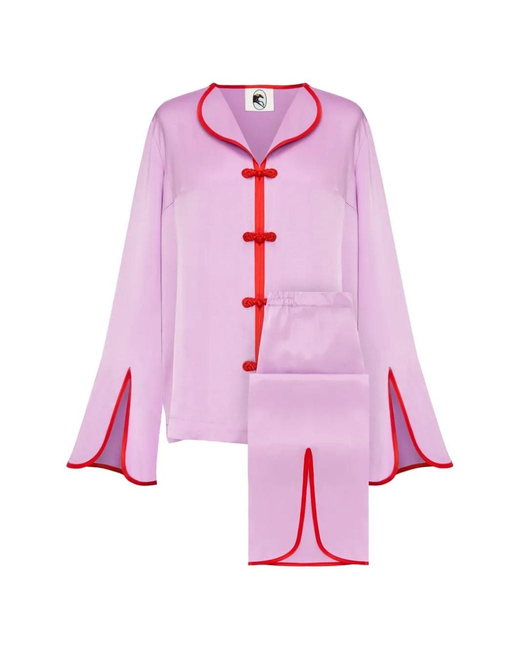 Sleeper Pink Louis Chinoiserie Pajamas