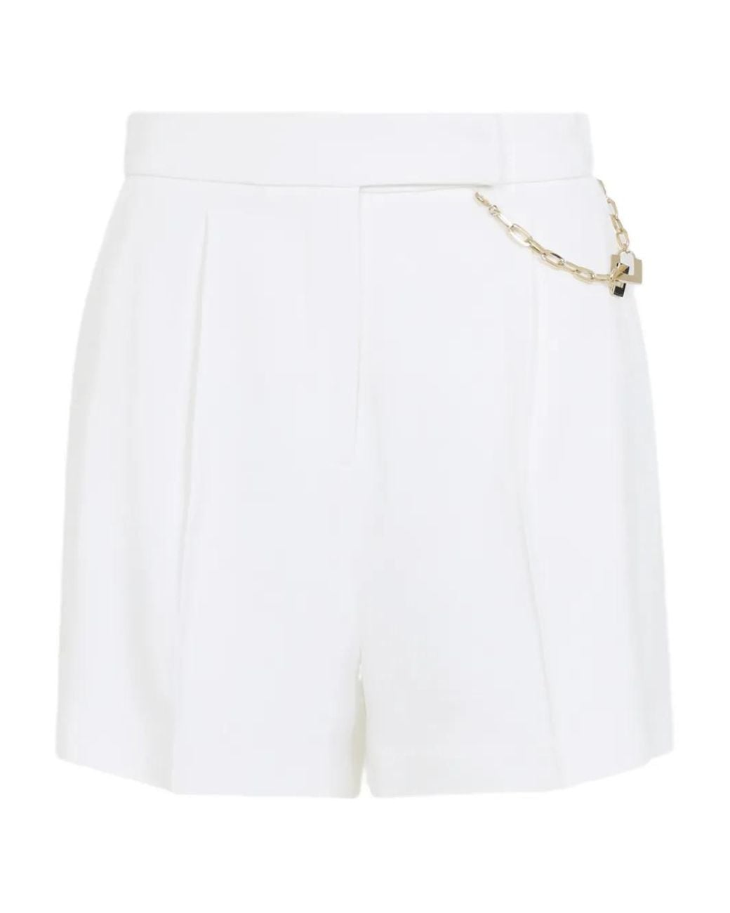 Elisabetta Franchi White Shorts