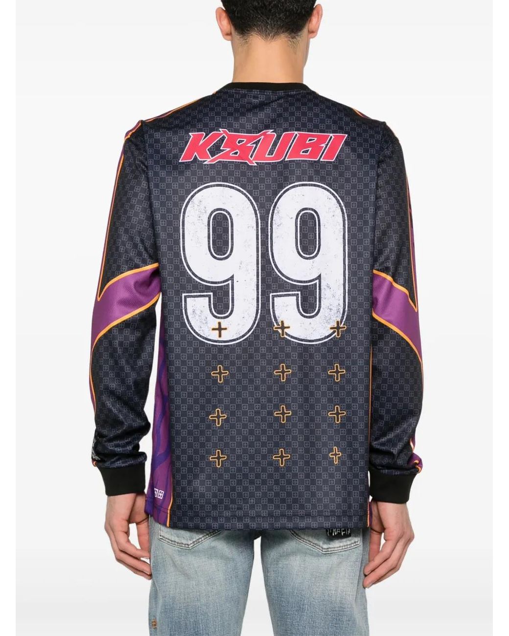 Ksubi Stringer Moto Jersey in Black for Men | Lyst