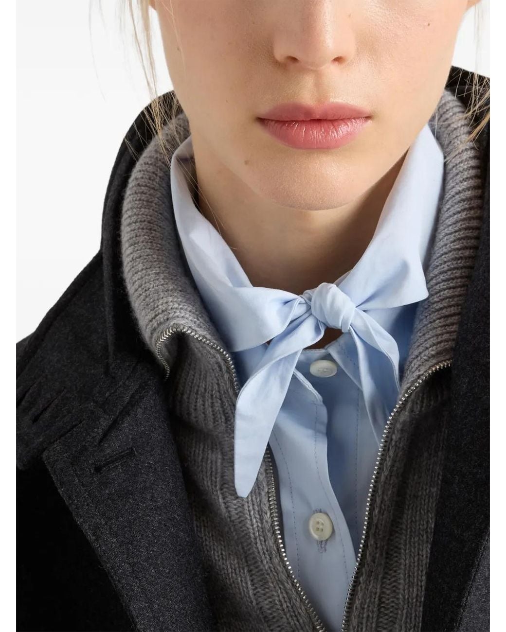 Prada Black Re-Wool Blouson Jacket