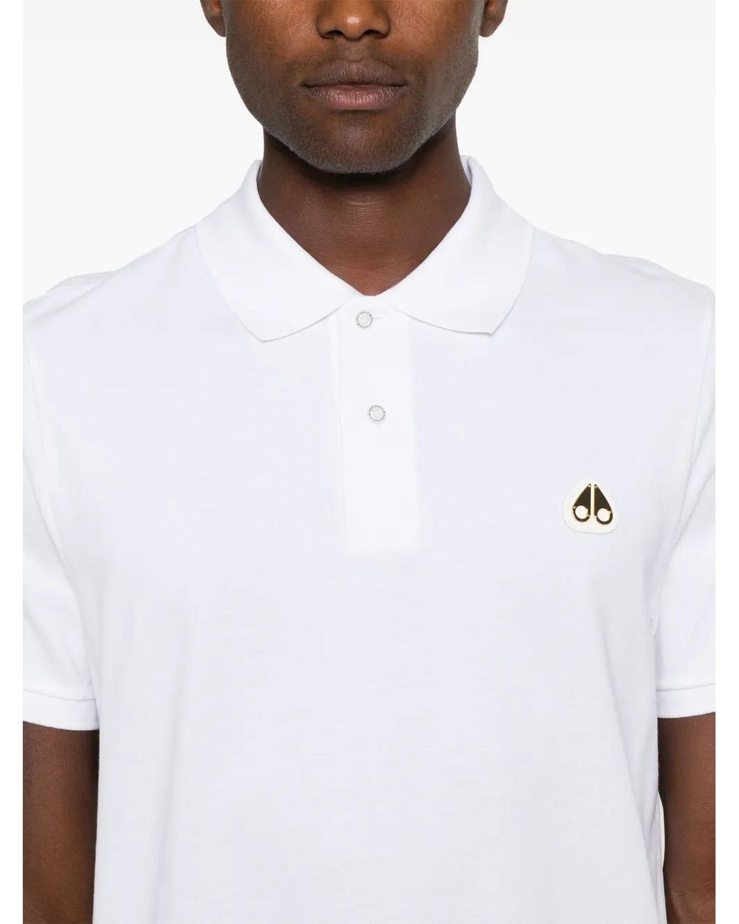 Polo Everett Moose Knuckles pour homme en coloris White