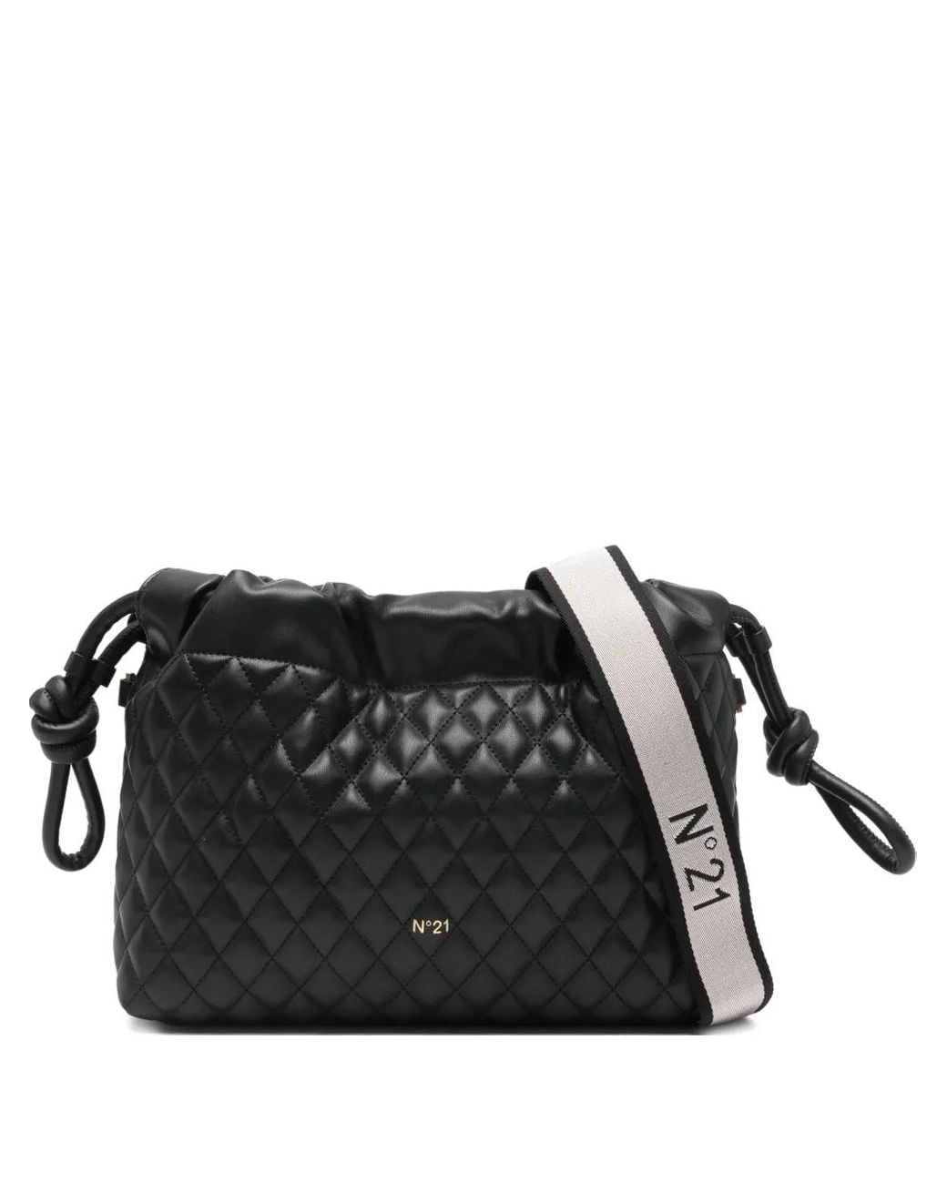 Borsa A Tracolla Con Coulisse di N°21 in Black
