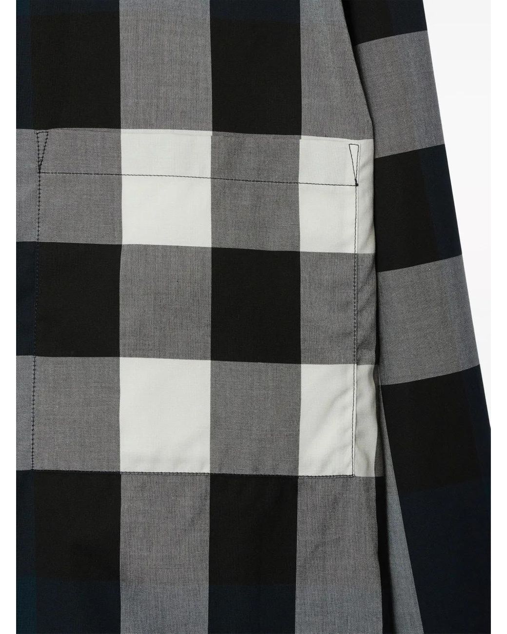 Burberry Overhemden ,Veelkleurig ,Katoen Check Print Katoenen Shirt in het Multicolor voor heren
