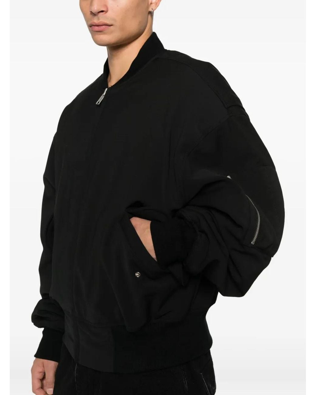 Giacca Con Zip di Entire studios in Black