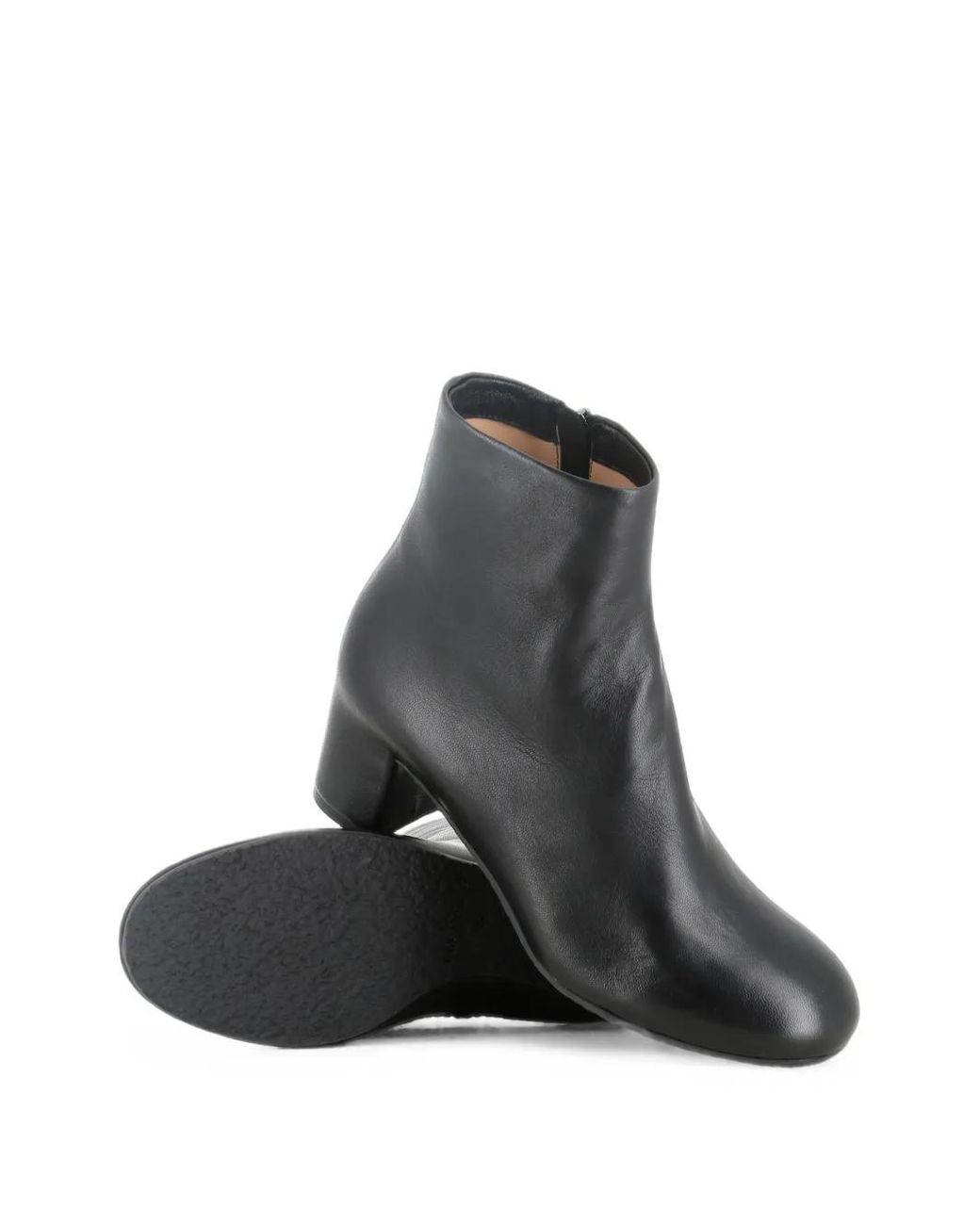 Roberto Del Carlo Gray Bottines À Talon Épais