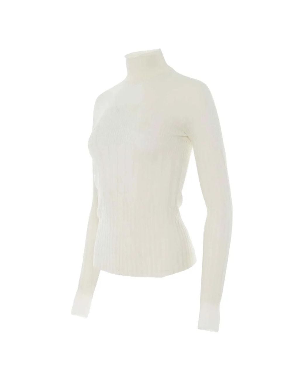 Givenchy White Turtleneck Sweater