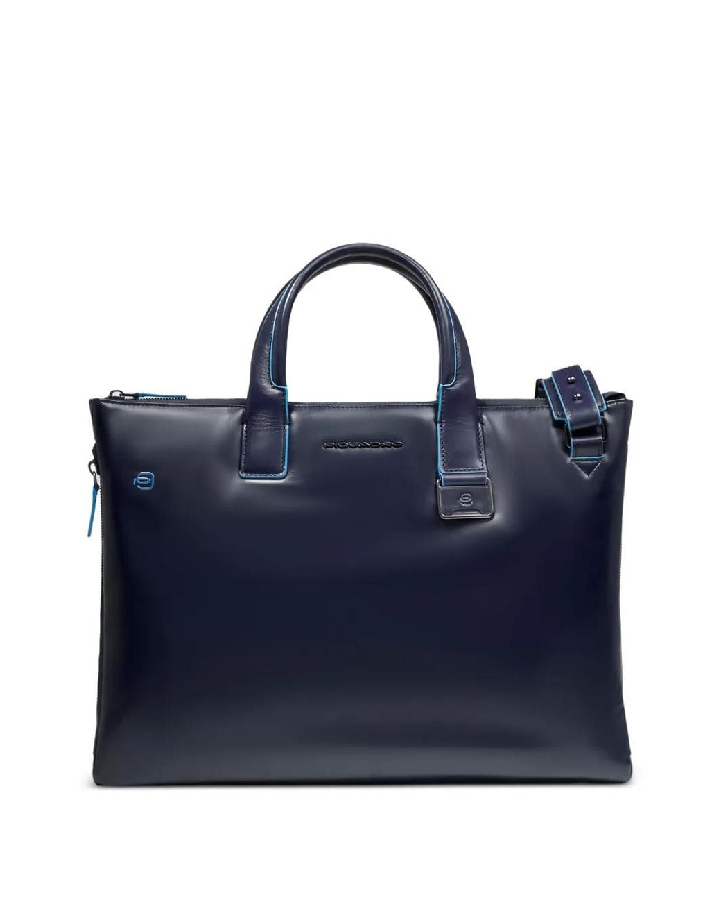 Piquadro Blue Expandable Laptop Bag