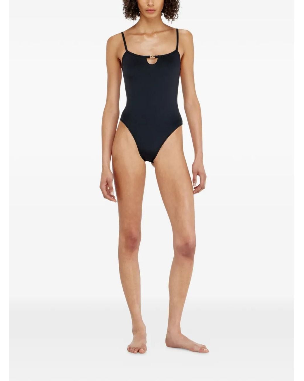 DIESEL Black Adjustable Mini Bodysuit With Cut-Out Detail