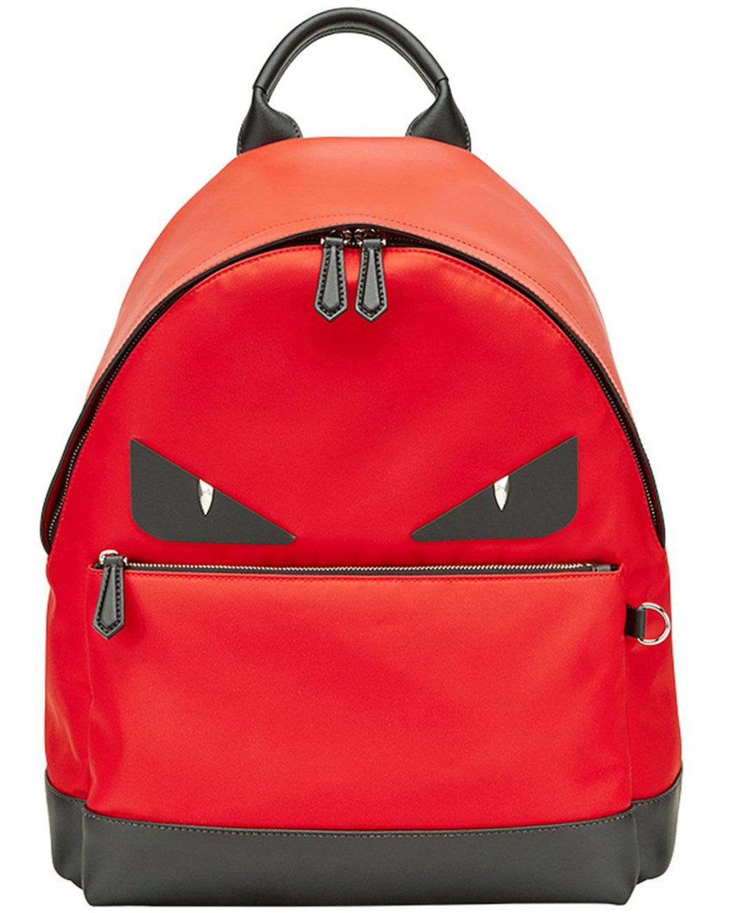 Red fendi backpack hotsell