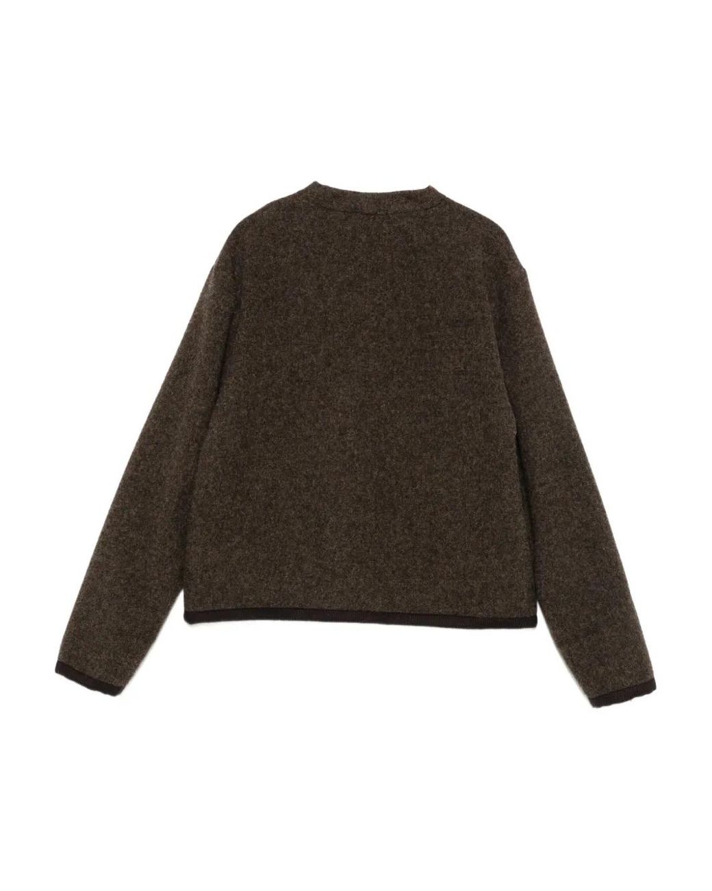 Aspesi Brown Virgin-Wool Jacket