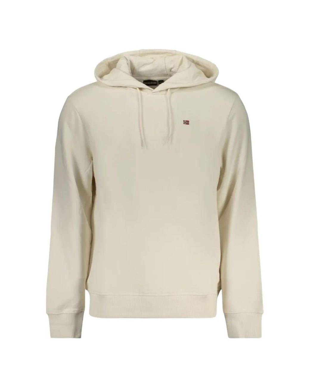 Napapijri Natural Logo-Patch Hoodie for men