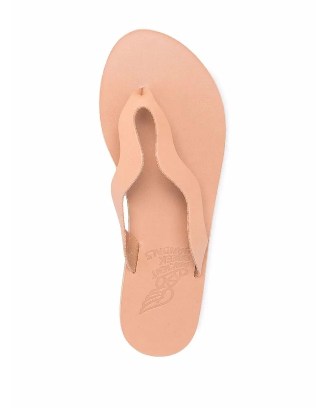 Ancient Greek Sandals Multicolor Leather Flip Flops