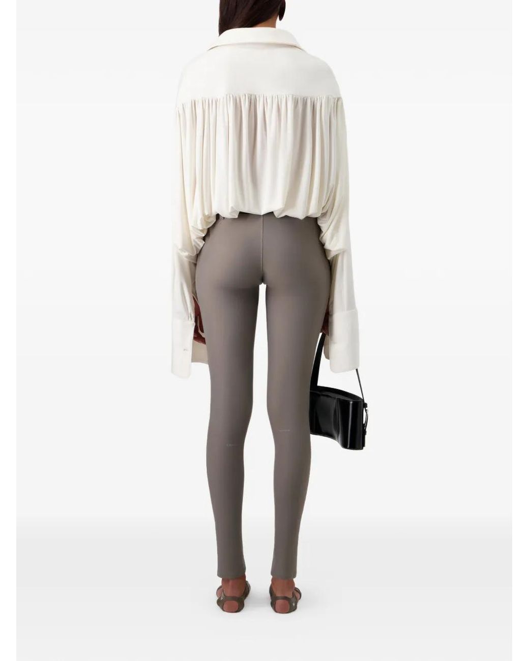 Coperni White Draped Boxy Body