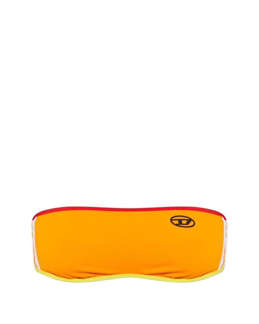 DIESEL Orange Melania-D-Pop Bikini Top