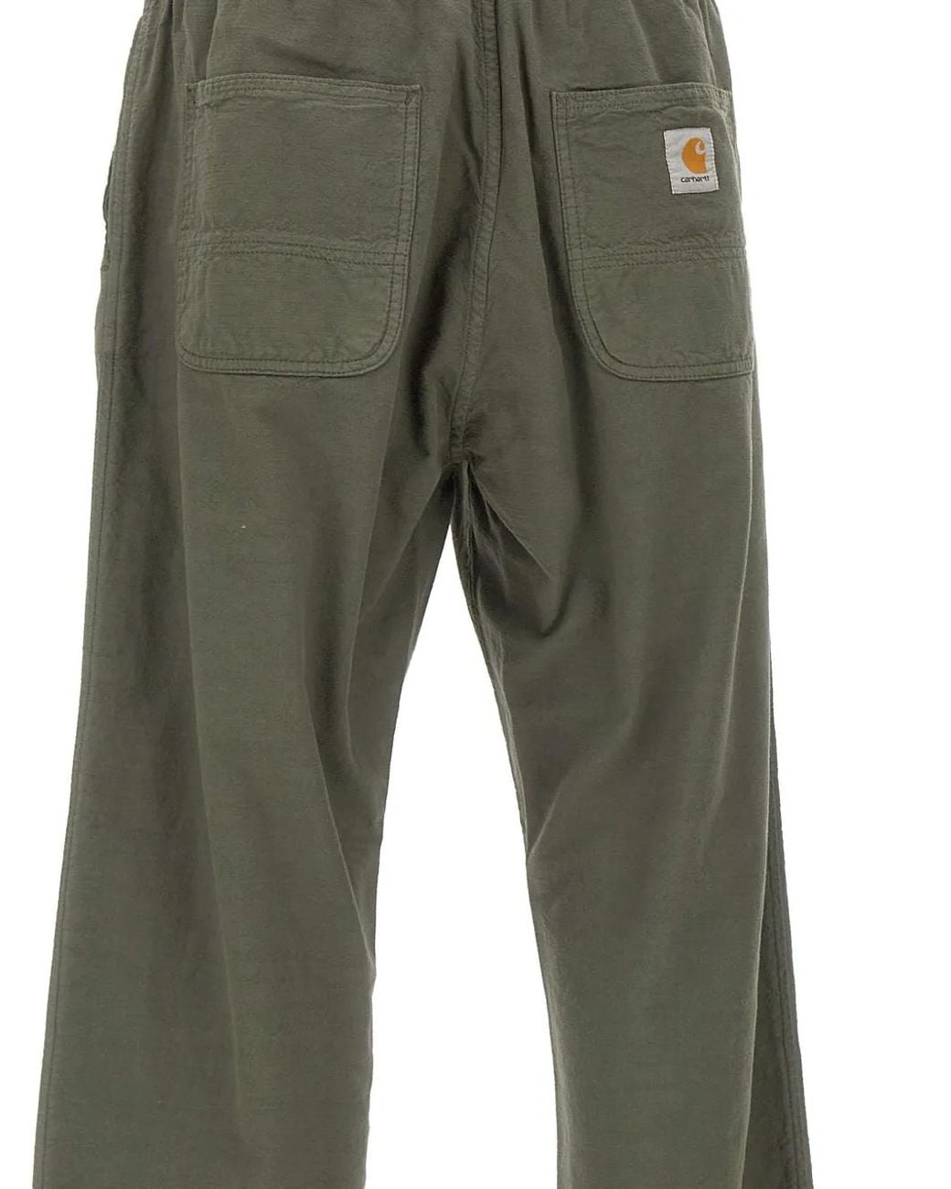 Carhartt Green Walton Elasticated-Waist Drawstring Trousers for men