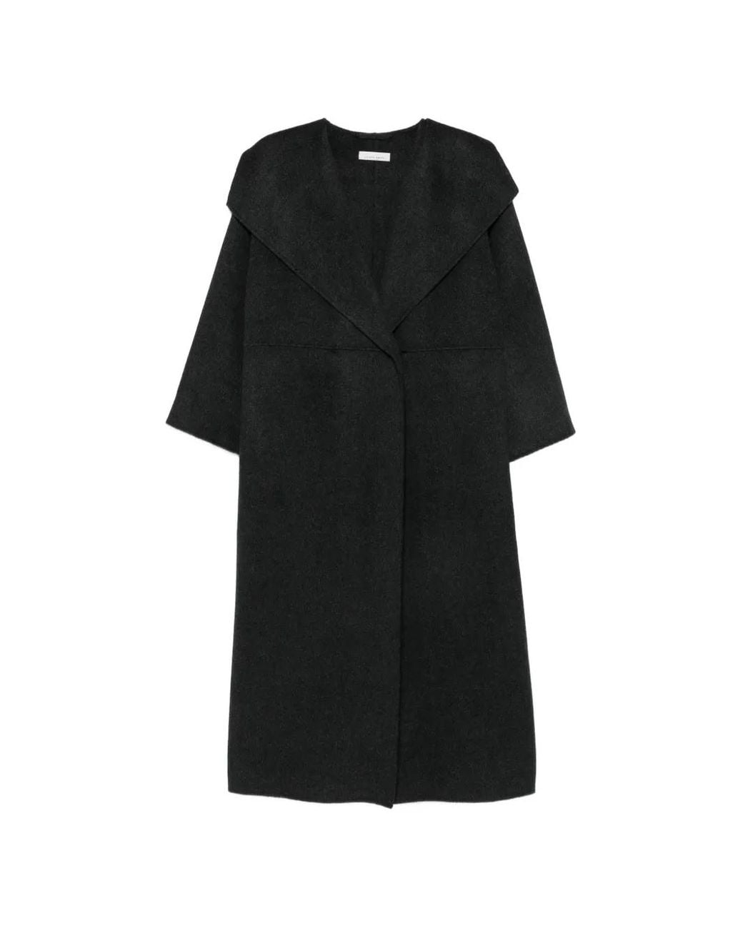 Liviana Conti Black Button-Fastening Coat