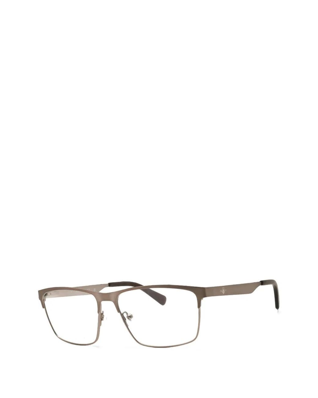 Gant Natural Rectangle-Frame Glasses for men