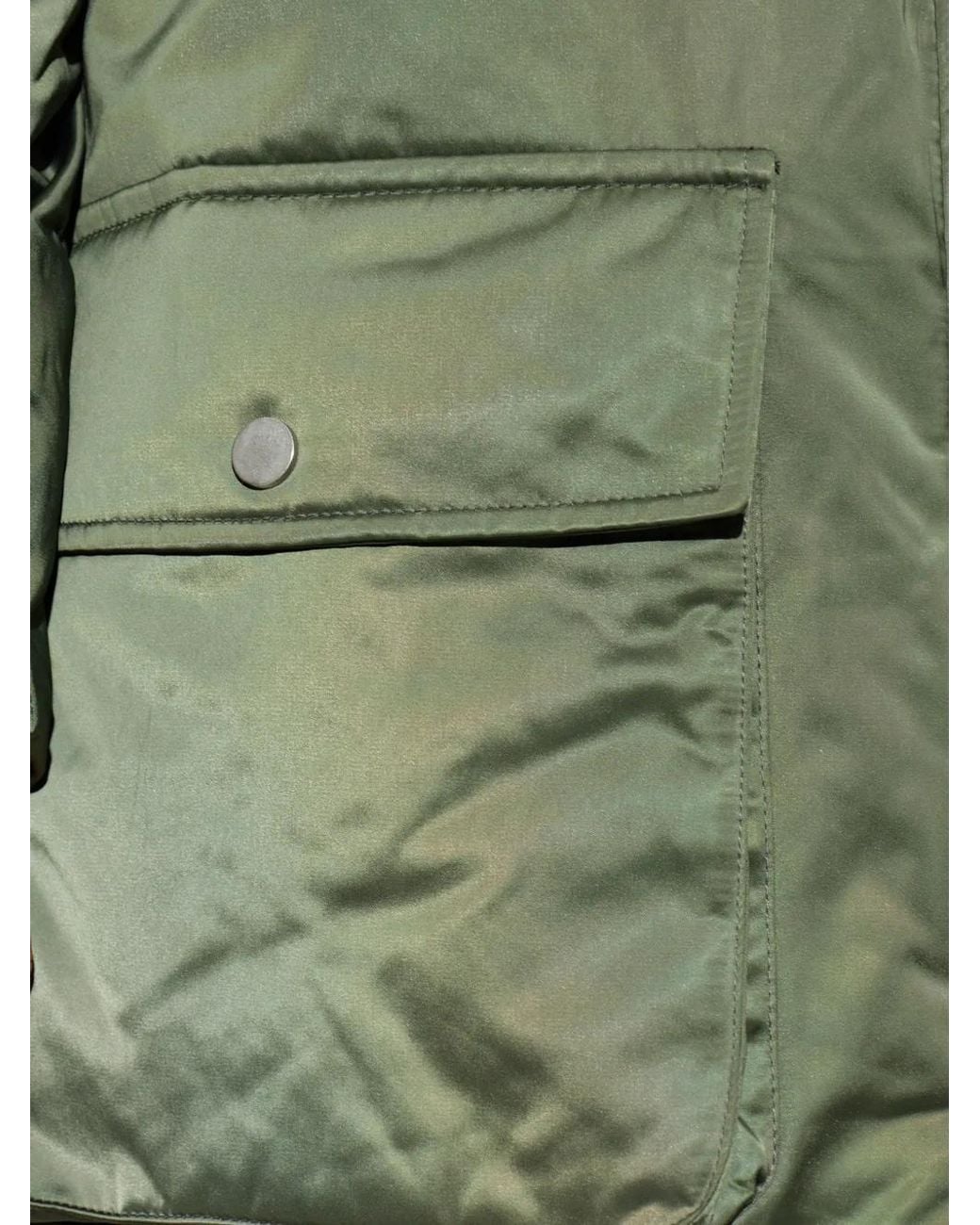 Baum und Pferdgarten Green Daimi Faux-Shearling Collar Jacket