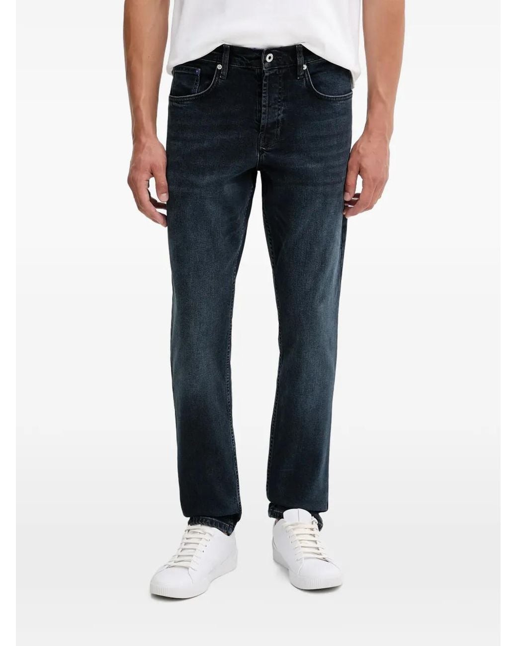 Karl Lagerfeld Blue Five-Pocket Jeans for men
